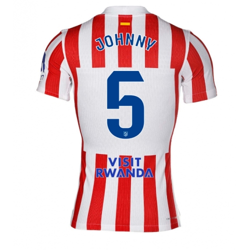 Atletico Madrid Johnny Cardoso #5 Maglia Gara Casa Repliche 2025-26 Maniche Corte Atletico Madrid Johnny Cardoso #5 Maglia Gara Casa Repliche 2025-26 Maniche Corte